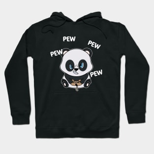 Cute Gamer Panda Console Player Gaming Hoodie